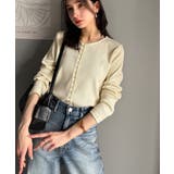 おしゃれ感を格上げ。綿100％前後2wayシルバーホック使いカーディガントップス… | Classical Elf  | 詳細画像12 