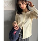 おしゃれ感を格上げ。綿100％前後2wayシルバーホック使いカーディガントップス… | Classical Elf  | 詳細画像14 