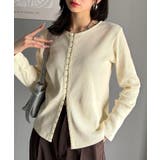 おしゃれ感を格上げ。綿100％前後2wayシルバーホック使いカーディガントップス… | Classical Elf  | 詳細画像16 