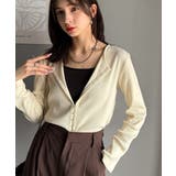 おしゃれ感を格上げ。綿100％前後2wayシルバーホック使いカーディガントップス… | Classical Elf  | 詳細画像17 