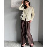 おしゃれ感を格上げ。綿100％前後2wayシルバーホック使いカーディガントップス… | Classical Elf  | 詳細画像18 