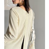 おしゃれ感を格上げ。綿100％前後2wayシルバーホック使いカーディガントップス… | Classical Elf  | 詳細画像19 