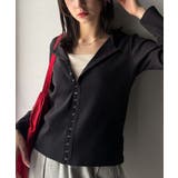 おしゃれ感を格上げ。綿100％前後2wayシルバーホック使いカーディガントップス… | Classical Elf  | 詳細画像20 