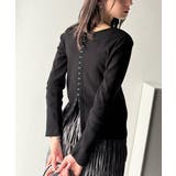 おしゃれ感を格上げ。綿100％前後2wayシルバーホック使いカーディガントップス… | Classical Elf  | 詳細画像28 