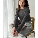 おしゃれ感を格上げ。綿100％前後2wayシルバーホック使いカーディガントップス… | Classical Elf  | 詳細画像36 