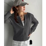 おしゃれ感を格上げ。綿100％前後2wayシルバーホック使いカーディガントップス… | Classical Elf  | 詳細画像37 