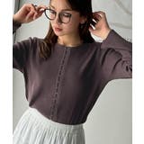 おしゃれ感を格上げ。綿100％前後2wayシルバーホック使いカーディガントップス… | Classical Elf  | 詳細画像39 