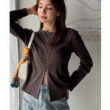 おしゃれ感を格上げ。綿100％前後2wayシルバーホック使いカーディガントップス… | Classical Elf  | 詳細画像40 