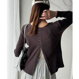 おしゃれ感を格上げ。綿100％前後2wayシルバーホック使いカーディガントップス… | Classical Elf  | 詳細画像47 