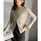 おしゃれ感を格上げ。綿100％前後2wayシルバーホック使いカーディガントップス… | Classical Elf  | 詳細画像50 