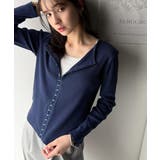 おしゃれ感を格上げ。綿100％前後2wayシルバーホック使いカーディガントップス… | Classical Elf  | 詳細画像62 