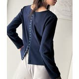 おしゃれ感を格上げ。綿100％前後2wayシルバーホック使いカーディガントップス… | Classical Elf  | 詳細画像63 