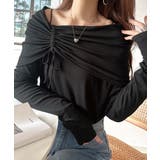 程よい肌見せ、ヘルシースタイル。オフショルリボンカットプルオーバー(長袖) | Classical Elf | 詳細画像4