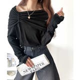 程よい肌見せ、ヘルシースタイル。オフショルリボンカットプルオーバー(長袖) | Classical Elf | 詳細画像6