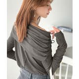 程よい肌見せ、ヘルシースタイル。オフショルリボンカットプルオーバー(長袖) | Classical Elf | 詳細画像12