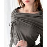 程よい肌見せ、ヘルシースタイル。オフショルリボンカットプルオーバー(長袖) | Classical Elf | 詳細画像16