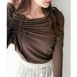 程よい肌見せ、ヘルシースタイル。オフショルリボンカットプルオーバー(長袖) | Classical Elf | 詳細画像18