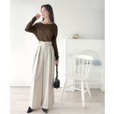 程よい肌見せ、ヘルシースタイル。オフショルリボンカットプルオーバー(長袖) | Classical Elf | 詳細画像23