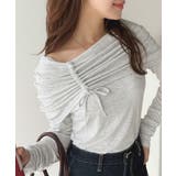 程よい肌見せ、ヘルシースタイル。オフショルリボンカットプルオーバー(長袖) | Classical Elf | 詳細画像24