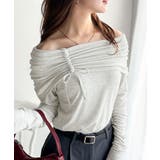 程よい肌見せ、ヘルシースタイル。オフショルリボンカットプルオーバー(長袖) | Classical Elf | 詳細画像28