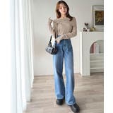 程よい肌見せ、ヘルシースタイル。オフショルリボンカットプルオーバー(長袖) | Classical Elf | 詳細画像35