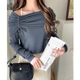 程よい肌見せ、ヘルシースタイル。オフショルリボンカットプルオーバー(長袖) | Classical Elf | 詳細画像38