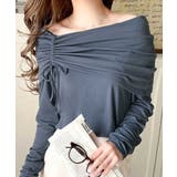 程よい肌見せ、ヘルシースタイル。オフショルリボンカットプルオーバー(長袖) | Classical Elf | 詳細画像42