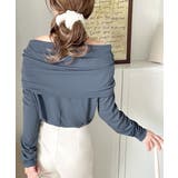 程よい肌見せ、ヘルシースタイル。オフショルリボンカットプルオーバー(長袖) | Classical Elf | 詳細画像43