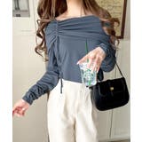 程よい肌見せ、ヘルシースタイル。オフショルリボンカットプルオーバー(長袖) | Classical Elf | 詳細画像44