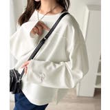 滑らか＆艶やか。ダンボールボートネック袖刺繍ロンT（長袖） | Classical Elf  | 詳細画像4 