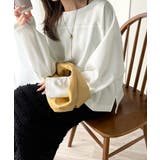 滑らか＆艶やか。ダンボールボートネック袖刺繍ロンT（長袖） | Classical Elf  | 詳細画像5 