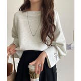 滑らか＆艶やか。ダンボールボートネック袖刺繍ロンT（長袖） | Classical Elf  | 詳細画像26 