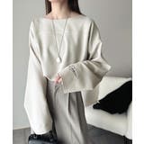 滑らか＆艶やか。ダンボールボートネック袖刺繍ロンT（長袖） | Classical Elf  | 詳細画像34 