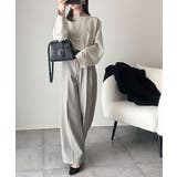 滑らか＆艶やか。ダンボールボートネック袖刺繍ロンT（長袖） | Classical Elf  | 詳細画像35 