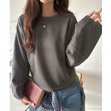 ふんわり袖で、大人映え。ランタンスリーブ切替ステッチプルオーバー（長袖） | Classical Elf  | 詳細画像11 