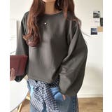 ふんわり袖で、大人映え。ランタンスリーブ切替ステッチプルオーバー（長袖） | Classical Elf  | 詳細画像13 