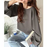 ふんわり袖で、大人映え。ランタンスリーブ切替ステッチプルオーバー（長袖） | Classical Elf  | 詳細画像15 