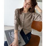 さらり羽織りココロおどる♪前後2way7分袖シャーリングニットカーディガン | Classical Elf | 詳細画像26