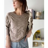 さらり羽織りココロおどる♪前後2way7分袖シャーリングニットカーディガン | Classical Elf | 詳細画像29