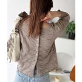 さらり羽織りココロおどる♪前後2way7分袖シャーリングニットカーディガン | Classical Elf | 詳細画像30