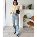 さらり羽織りココロおどる♪前後2way7分袖シャーリングニットカーディガン | Classical Elf | 詳細画像4