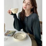 色で遊ぶ、大人の余裕ニット。前後2wayヘンリーネックラグランスリーブニット | Classical Elf  | 詳細画像16 