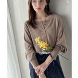 色で遊ぶ、大人の余裕ニット。前後2wayヘンリーネックラグランスリーブニット | Classical Elf  | 詳細画像25 