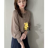 色で遊ぶ、大人の余裕ニット。前後2wayヘンリーネックラグランスリーブニット | Classical Elf  | 詳細画像26 