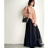 “ゆるっと”が叶える、1秒垢抜け！モヘアタッチシアー変形タック柄ニット（長袖） | Classical Elf  | 詳細画像55 