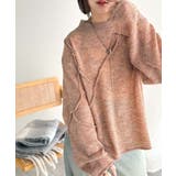 “ゆるっと”が叶える、1秒垢抜け！モヘアタッチシアー変形タック柄ニット（長袖） | Classical Elf  | 詳細画像57 