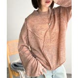 “ゆるっと”が叶える、1秒垢抜け！モヘアタッチシアー変形タック柄ニット（長袖） | Classical Elf  | 詳細画像58 