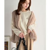 大人のためのコンパクトニット。胸刺繍ショート丈ケーブル編みニット（長袖） | Classical Elf  | 詳細画像4 