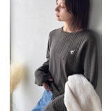 大人のためのコンパクトニット。胸刺繍ショート丈ケーブル編みニット（長袖） | Classical Elf  | 詳細画像12 