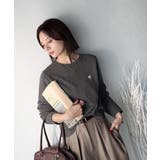 大人のためのコンパクトニット。胸刺繍ショート丈ケーブル編みニット（長袖） | Classical Elf  | 詳細画像21 